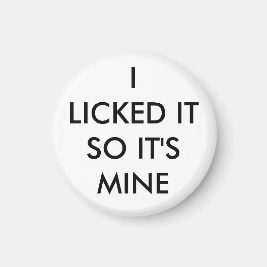 Ik heb het gelicentieerd, dus het is een mijnenmag magneet (Voorkant)