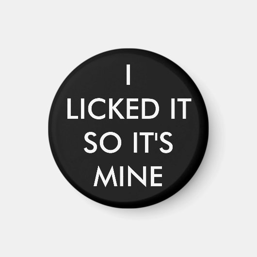 Ik heb het gelicentieerd, dus het is Mine magnet (Voorkant)