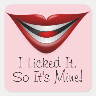 Ik heb het gelicentieerd, dus het is van mij! Stic Vierkante Sticker