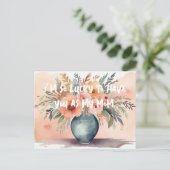 Ik heb het geluk dat ik jou als moeder heb. feestdagenkaart (Staand voorkant)