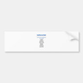 Ik heb het gepersonaliseerd!!!!!!!! bumpersticker (Voorkant)