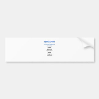 Ik heb het gepersonaliseerd!!!!!!!! bumpersticker