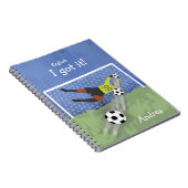 Ik heb het! Gepersonaliseerde Voalkeeper Engels Notitieboek (Rechterzijde)