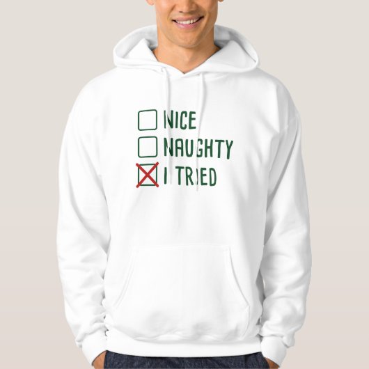 Ik heb het geprobeerd hoodie (Voorkant)
