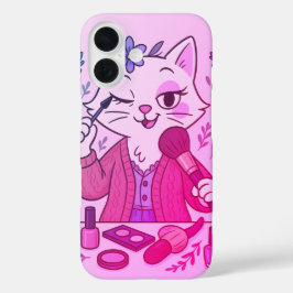 Ik heb het geprobeerd - Meow editie iPhone 16 Hoesje