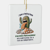 Ik heb het gevoel dat deze gezouten pistachenoten  keramisch ornament (Rechts)