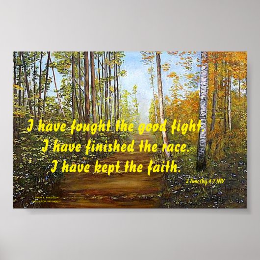 IK HEB HET GOEDE BESTRIJDINGSPOSTER GEZIEN POSTER (Voorkant)