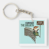 Ik heb het Goliath-Sleutelhanger overleefd Sleutelhanger (Voorkant)