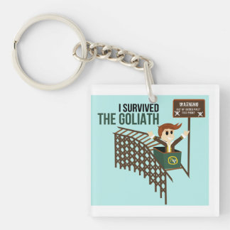 Ik heb het Goliath-Sleutelhanger overleefd Sleutelhanger