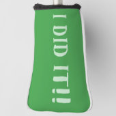 Ik heb het groen gedaan golfheadcover (Draai 90)