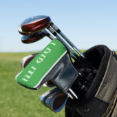Ik heb het groen gedaan golfheadcover (Insitu)