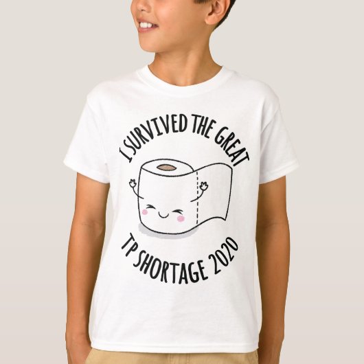 Ik heb het grote tekort aan toiletpapier in 2020 o t-shirt (Voorkant)