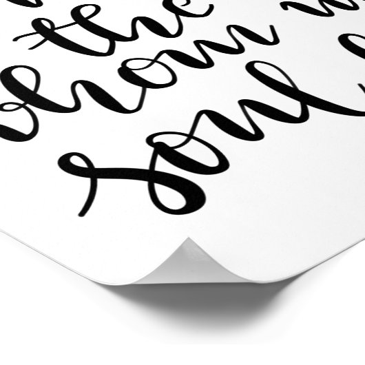 Ik heb het handgeschreven bruiloft gevonden. poster (Hoek)