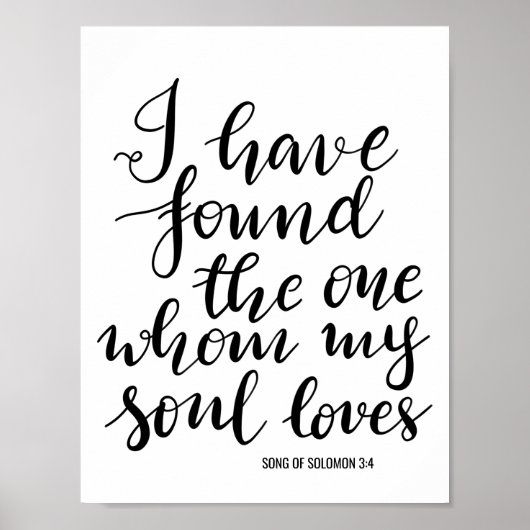 Ik heb het handgeschreven bruiloft gevonden. poster (Voorkant)