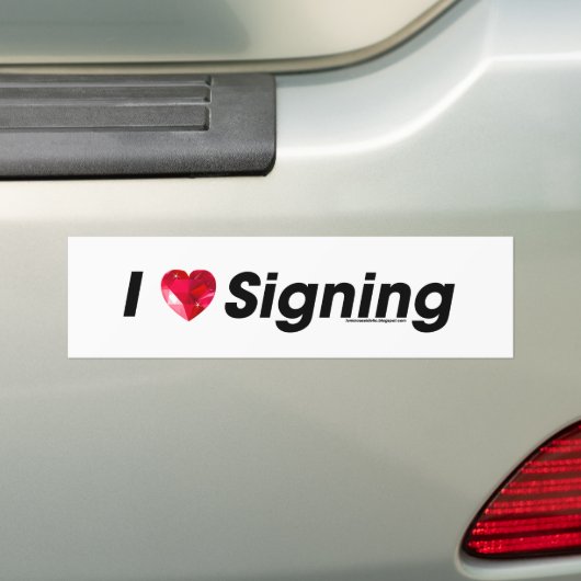 Ik heb het hartstikke ondertekend met een geem. bumpersticker (Op auto)