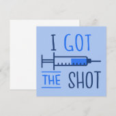 Ik heb het hete III - gevaccineerd pro-vaccin Kaart (Voorkant / Achterkant)