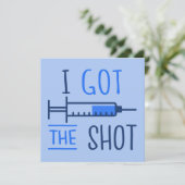 Ik heb het hete III - gevaccineerd pro-vaccin Kaart (Staand voorkant)