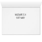 Ik heb het huis gereinigd. Iedereen moet stoppen m (Binenzijde Horizontaal (Onderkant))