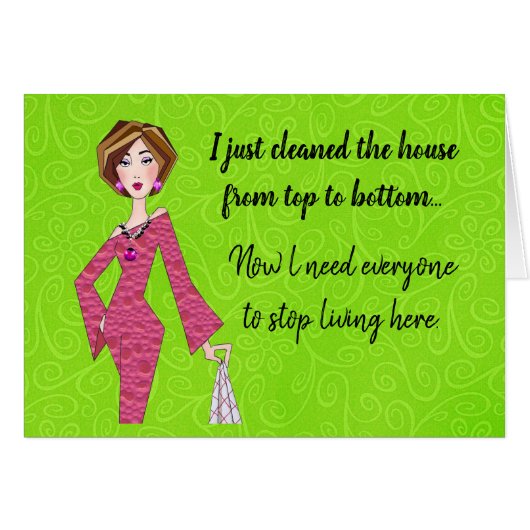 Ik heb het huis gereinigd. Iedereen moet stoppen m (Voorkant Horizontaal)