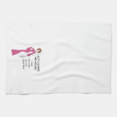 Ik heb het huis gereinigd. Iedereen moet stoppen m Theedoek (Horizontaal)