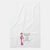 Ik heb het huis gereinigd. Iedereen moet stoppen m Theedoek (Verticaal)