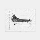 Ik heb het in overlijdensbericht Grappige Hallowee Fleece Deken (Voorkant (Horizontaal))