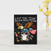 Ik heb het in Patriotisme Athletic Eagle gezet Kaart (Gele Bloem)