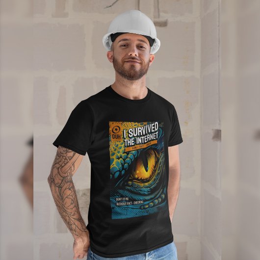 Ik heb het internet overleefd, nu controleer ik fe t-shirt