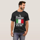 Ik heb het Italiaans met de handen. T-shirt (Voorkant volledig)