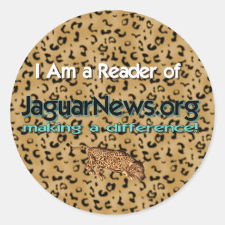 Ik heb het Jaguar Nieuws gelezen Ronde Sticker