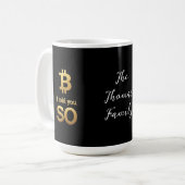 Ik heb het je gezegd, Bitcoin Ultimate Crypto Come Koffiemok (Voorkant links)
