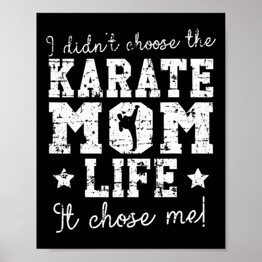 Ik heb het Karate Moeder Leven Niet Gekozen Het Ko Poster (Voorkant)