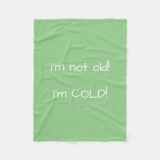 Ik heb het koud! fleece deken