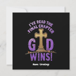 Ik heb het laatste hoofdstuk gelezen—God wint Ch Kaart