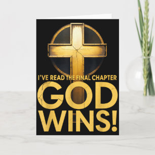 Ik heb het laatste hoofdstuk gelezen God wint Cros Kaart