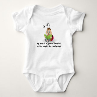 Ik heb het leesinsect Mam Speech Therapist baby ge Romper