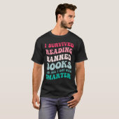 Ik heb het lezen van verboden boeken lezer boekenw t-shirt (Voorkant volledig)