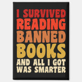 Ik heb het lezen van verboden boeken overleefd Gra Magneet (Voorkant)