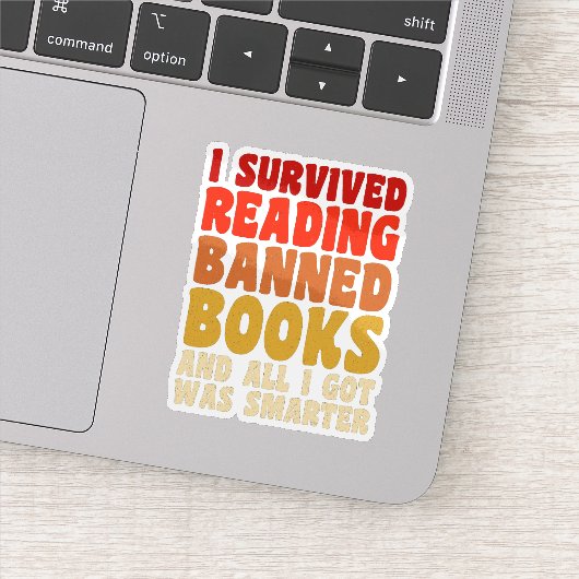 Ik heb het lezen van verboden boeken overleefd Gra Sticker (Detail)