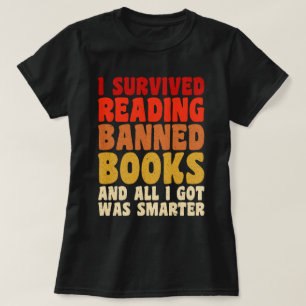 Ik heb het lezen van verboden boeken overleefd Gra T-shirt