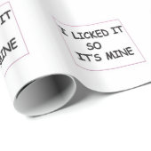 Ik heb het licentie gegeven cadeaupapier (Rol Hoek)