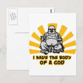 ik heb het lichaam van een god briefkaart (Voorkant / Achterkant)