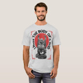 Ik heb het lichaam van een goddelijk boeddha grapp t-shirt (Voorkant volledig)