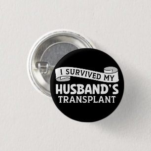 Ik heb het lint van de transplantatiepatiënt overl ronde button 3,2 cm
