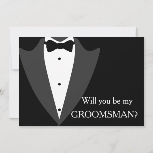 Ik heb het meisje, ben je mijn Groomsman? Kaart (Voorkant)