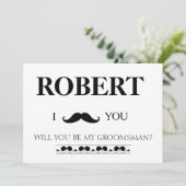 Ik heb het meisje, ben je mijn Groomsman? Kaart (Staand voorkant)