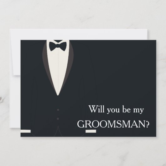 Ik heb het meisje, ben je mijn Groomsman? Kaart (Voorkant)