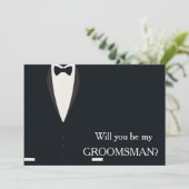 Ik heb het meisje, ben je mijn Groomsman? Kaart (Staand voorkant)