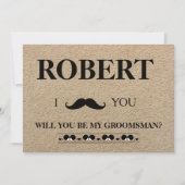 Ik heb het meisje, ben je mijn Groomsman? Kaart (Voorkant)