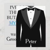 Ik heb het meisje, ben je mijn Groomsman? Kaart (Voorkant / Achterkant)